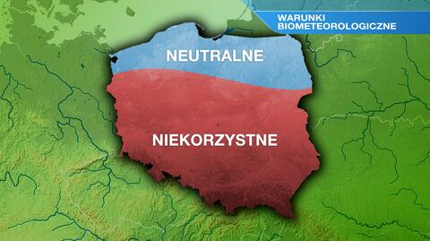 Warunki biometeo w sobotę