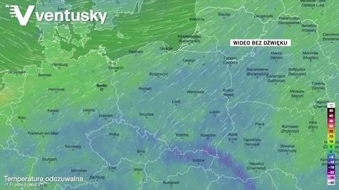 Temperatura prognozowana w najbliższych dniach