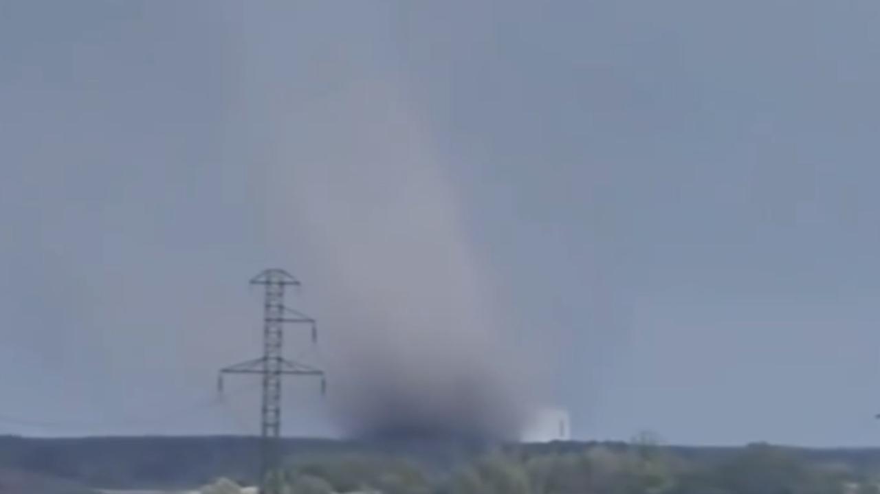 Nietypowy lej zawirował nad Górnym Śląskiem