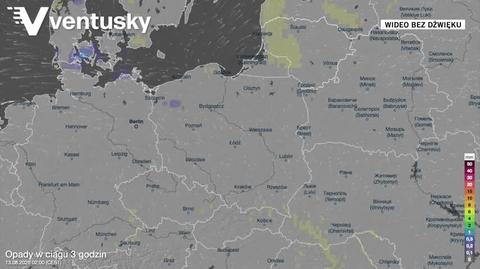 Prognozowane opady deszczu w kolejnych dniach 