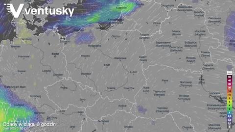 Predicted rainfall in the next few days