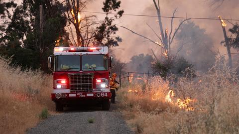 Pożar w hrabstwie Mariposa