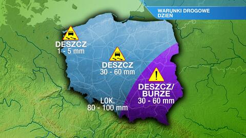 Warunki drogowe w środę