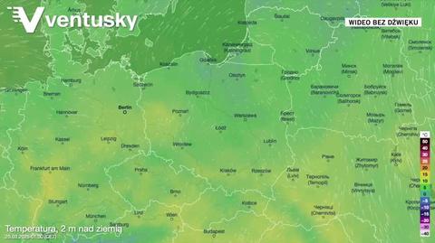 Prognoza temperatury na kolejne dni