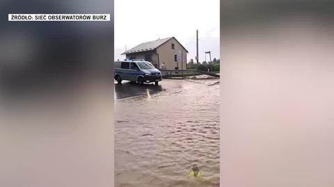 Zalane drogi w Strzyżowie