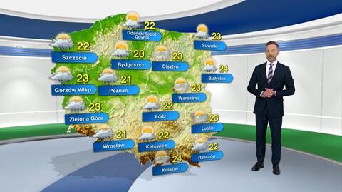 Pogoda na poniedziałek