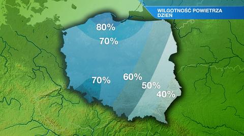 Warunki biometeo w niedzielę