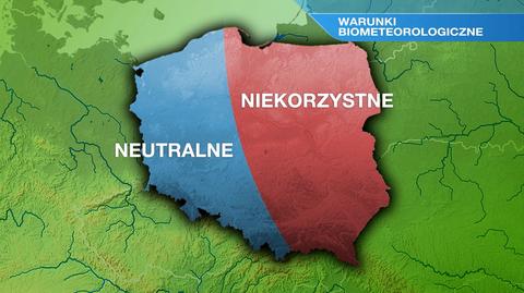 Warunki biometeo w niedzielę