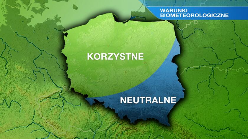 Warunki biometeo w niedzielę