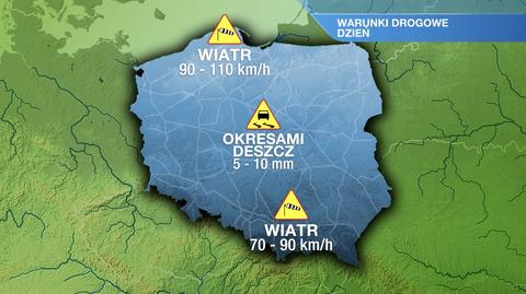 Warunki drogowe w czwartek 21.10