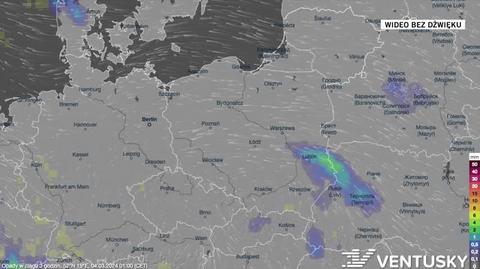 Prognoza opadów na okres 04-08.03