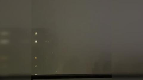 Burza w centrum Warszawy