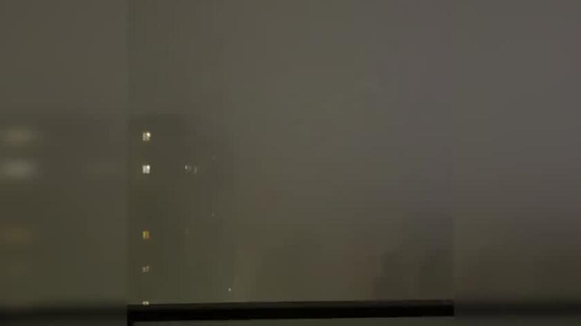 Burza w centrum Warszawy