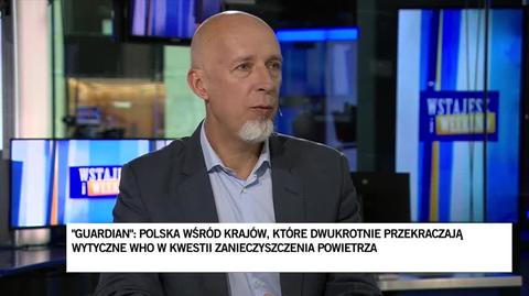 Piotr Siergiej z Polskiego Alarmu Smogowego o jakości powietrza w naszym kraju