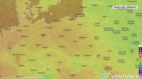 Prognoza temperatury na kolejne dni