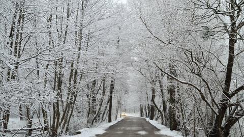 Śnieg w Słupsku