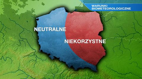 Warunki biometeo w niedzielę