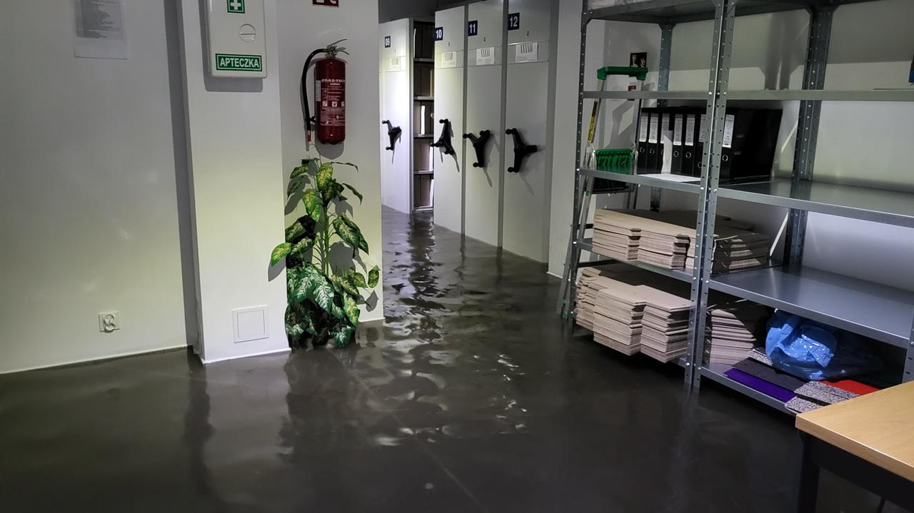 Suwałki popłynęły po ulewie
