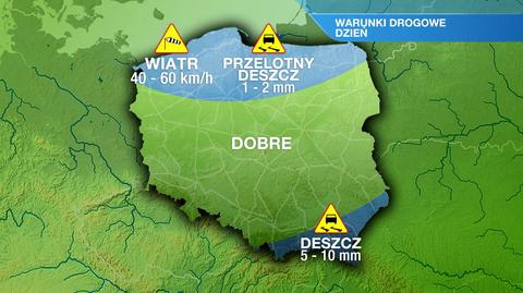 Warunki drogowe w piątek 