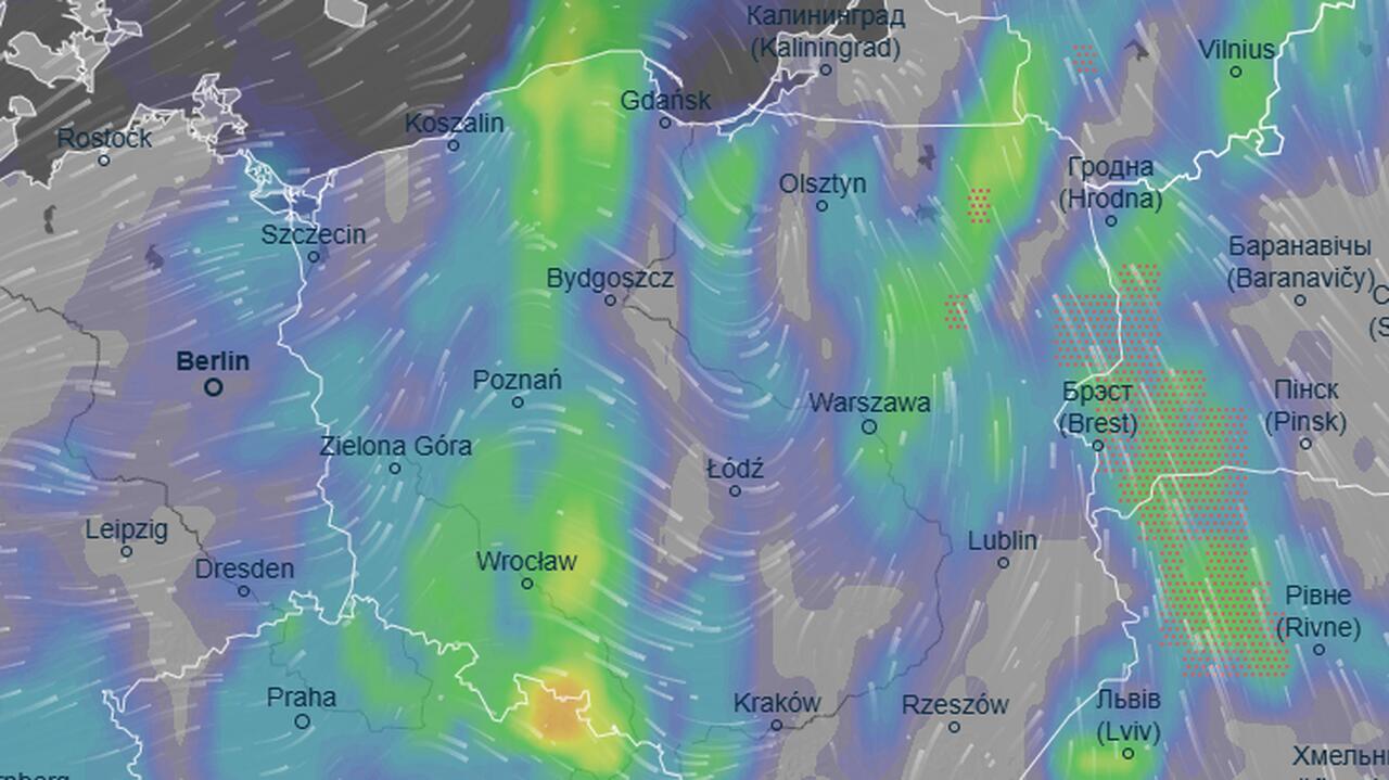 Kolejna porcja opadów, możliwe burze. Tak będą wędrować