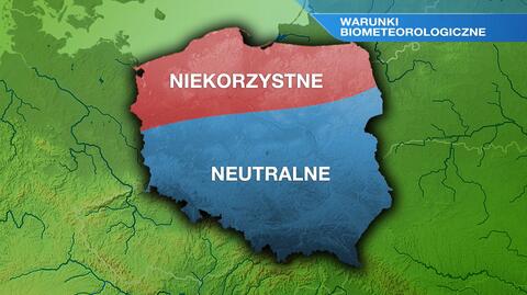 Warunki biometeo we wtorek