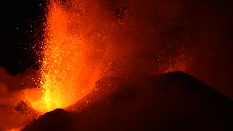 Kolejna erupcja Etny