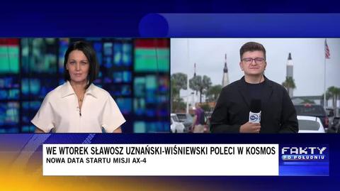 Reporter TVN24 BiS Hubert Kijek jest na Florydzie 