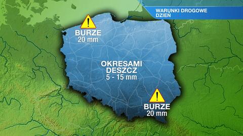Warunki drogowe we czwartek