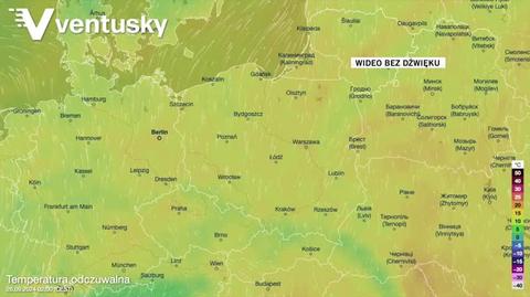 Prognozowana temperatura w najbliższych dniach