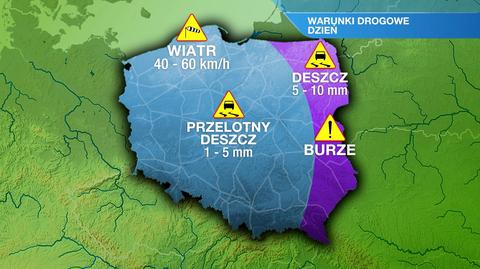 Warunki drogowe w piątek 