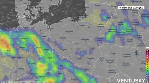 Prognoza opadów na okres 22-26.05