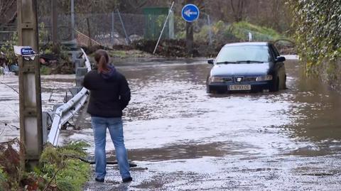 Zalane drogi w Galicji