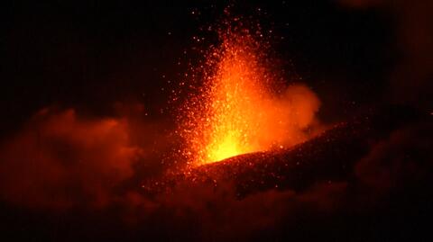 Dramatyczny pokaz. Etna nie daje o sobie zapomnieć