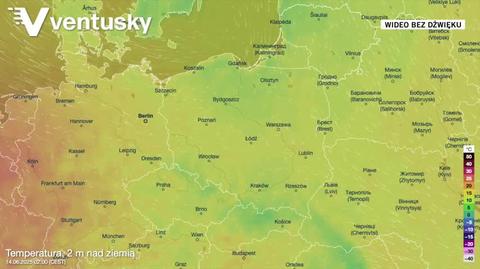 Prognoza temperatury na kolejne dni