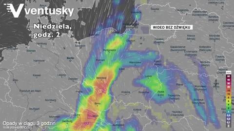 Opady w niedzielę 15.09