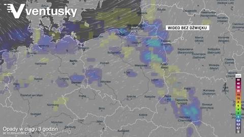 Prognozowane opady w kolejnych dniach 