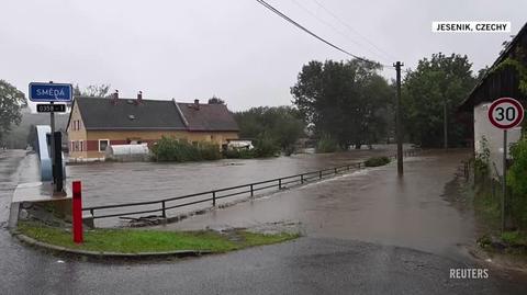 Mieszkańcy Jesionika opowiadają o tym, jak wygląda zalane miasto