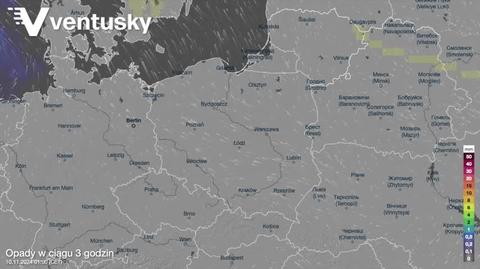 Prognozowane opady w kolejnych dniach