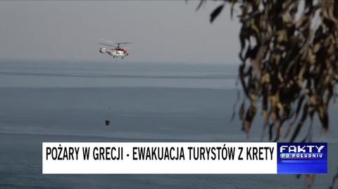 Relacja reporterki TVN24 Dominiki Ziółkowskiej z Krety