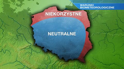 Warunki biometeorologiczne we środę
