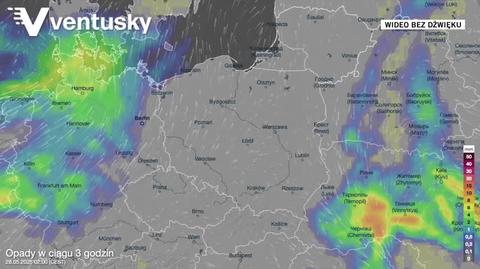 Prognoza opadów na kolejne dni