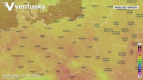 Prognoza temperatury na kolejne dni