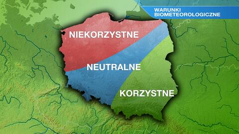 Warunki biometeo w piątek