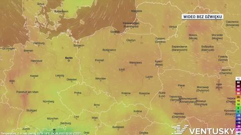 Prognoza temperatur na kolejne dni