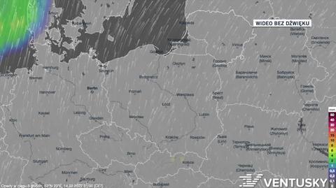 Prognozowane opady w dniach 14-18.02