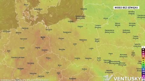 Prognozowana temperatura w najbliższych dniach