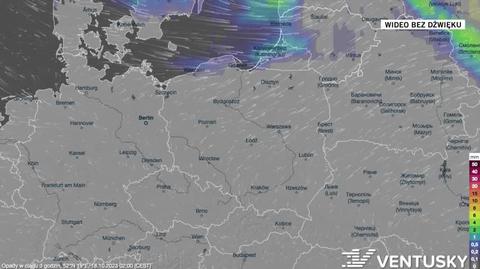 Prognoza opadów na okres 18-22.10