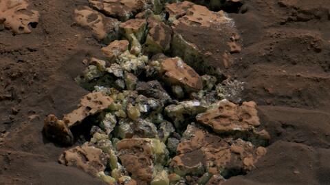 Zakłócenia uchwycone przez kamerę łazika Curiosity