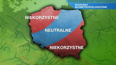 Warunki biometeo w sobotę