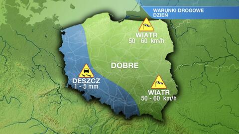 Warunki drogowe w piątek 4.11